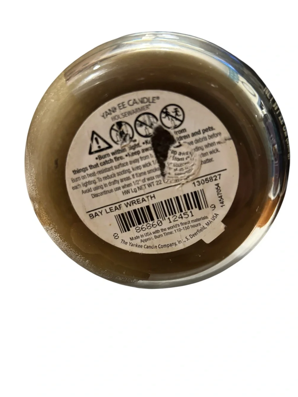 Yankee Candle Bay Leaf Wreath Large Jar Candle